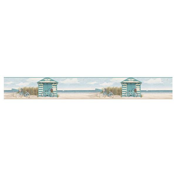 Adesivi Murali: Spogliatoi della Spiaggia