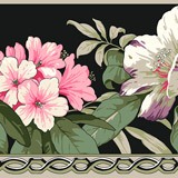 Adesivi Murali: Fiori rosa e bianchi 3