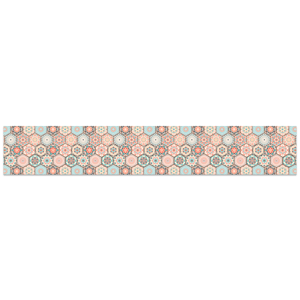 Adesivi Murali: Esagoni decorativi