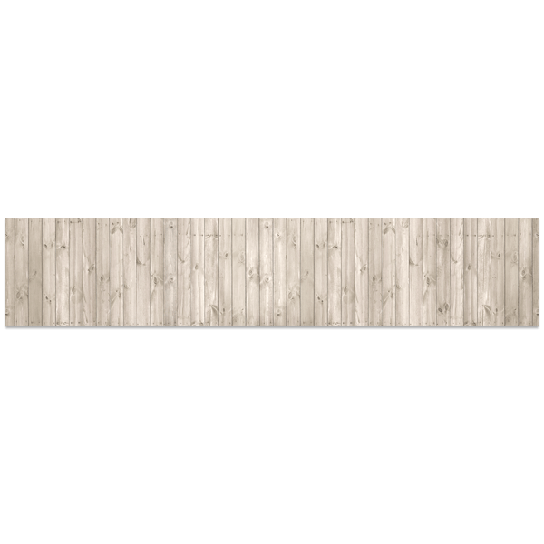 Adesivi Murali: Piattaforma rustica in legno