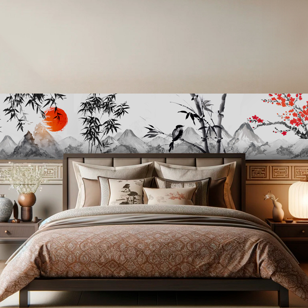Adesivi Murali: Paesaggio in stile giapponese 1
