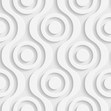 Adesivi Murali: Cerchi su fondo bianco 3