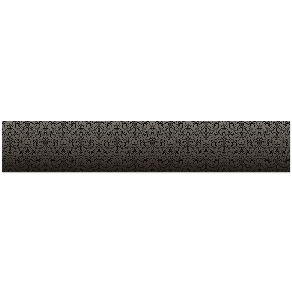Adesivi Murali: Bordo ornamentale scuro