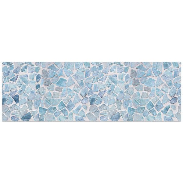 Adesivi Murali: Pavimento blu