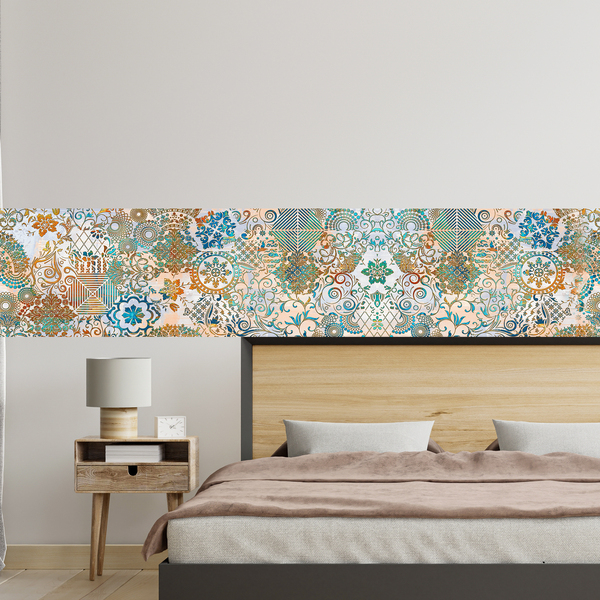 Adesivi Murali: Stampa ornamentale pavone