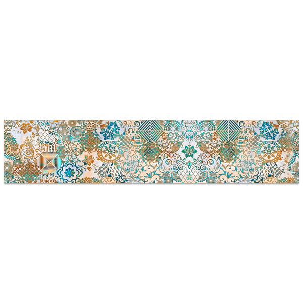 Adesivi Murali: Stampa ornamentale pavone 0
