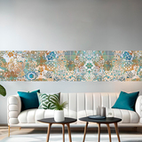 Adesivi Murali: Stampa ornamentale pavone 5