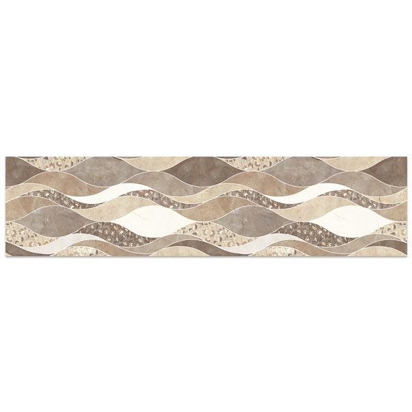 Adesivi Murali: Curve delle dune fiorite