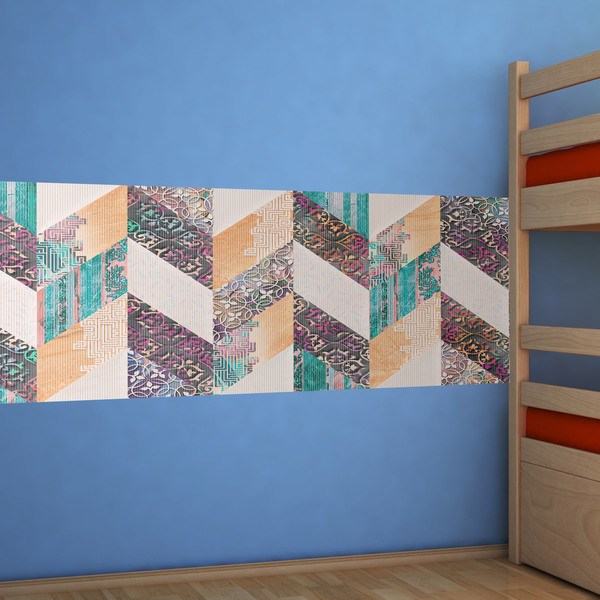 Adesivi Murali: Arazzo multicolore