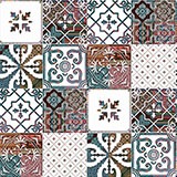Adesivi Murali: Piastrelle ornamentali 3
