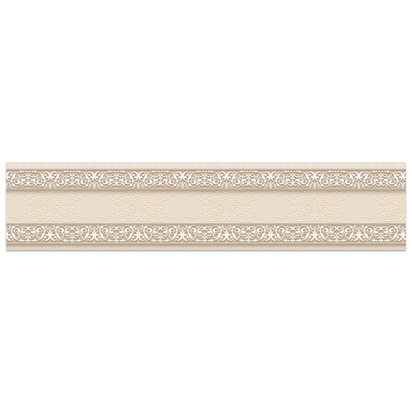 Adesivi Murali: Ornamenti in crema