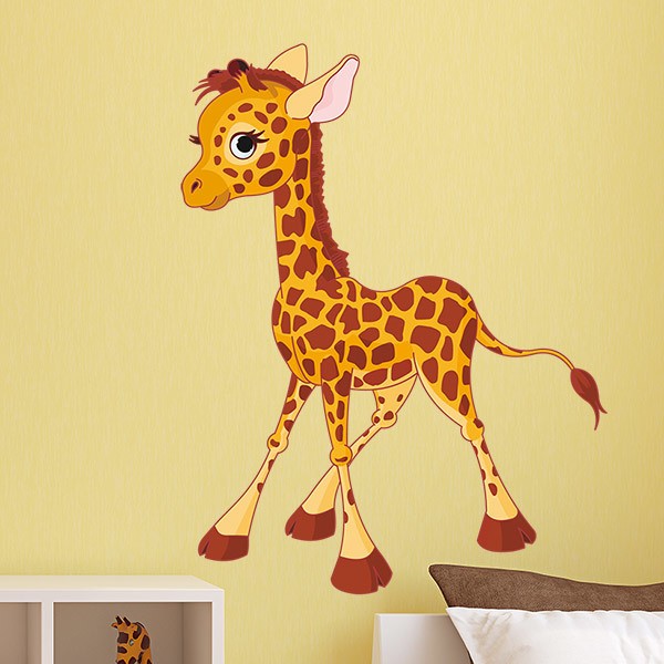 Adesivi per Bambini: Cucciolo di giraffa 1