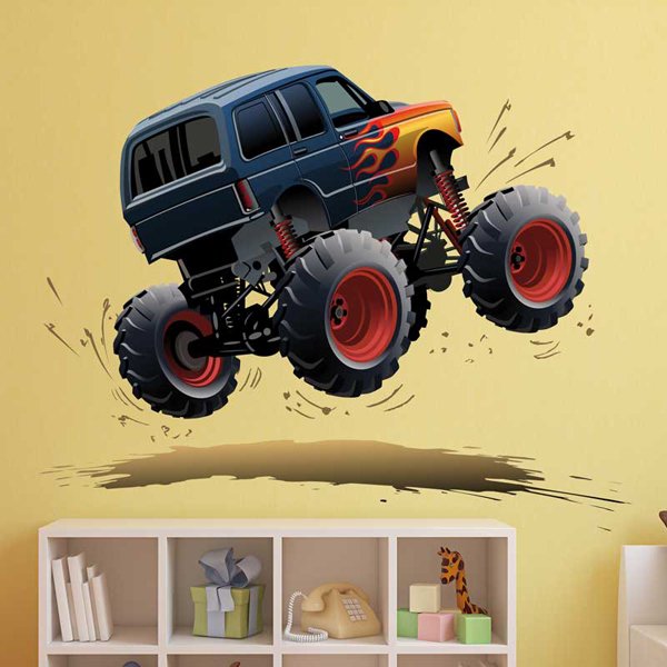 Adesivi per Bambini: Monster Truck acrobazie 1