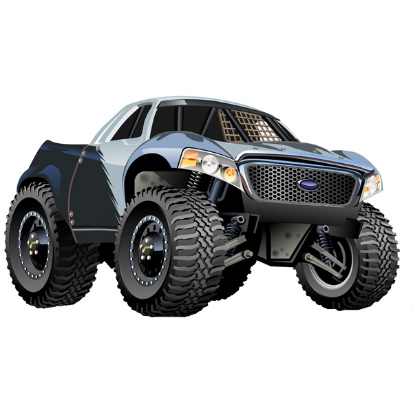 Adesivi per Bambini: Monster Truck Ranchera Ford