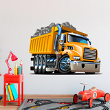 Adesivi per Bambini: Camion da cantiere carico 3