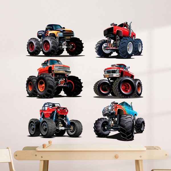 Adesivi per Bambini: Kit Monster Truck