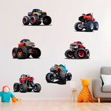 Adesivi per Bambini: Kit Monster Truck 3