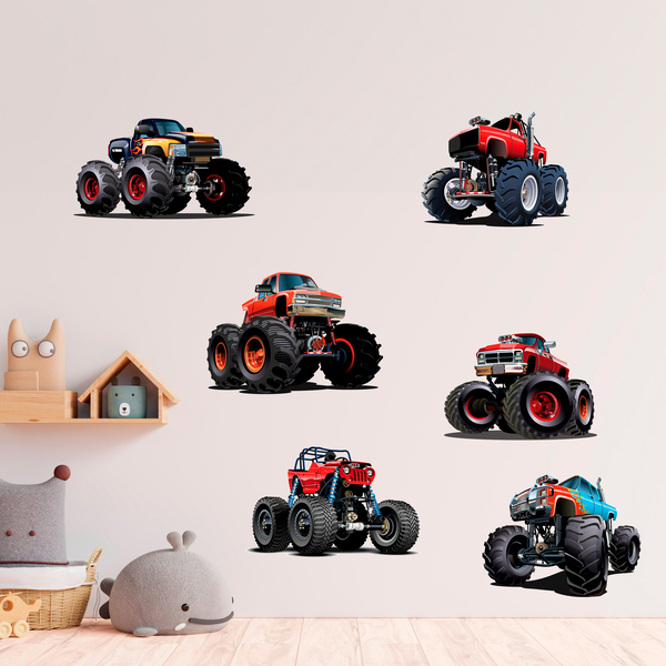 Adesivi per Bambini: Kit Monster Truck