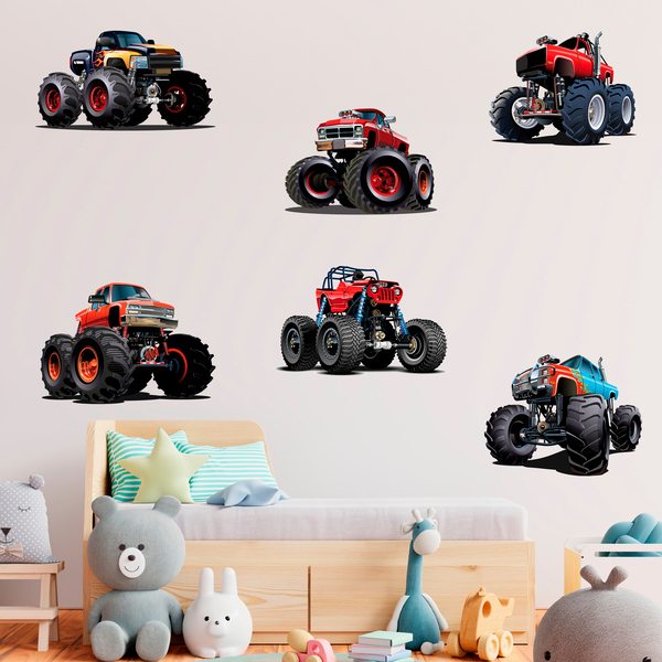 Adesivi per Bambini: Kit Monster Truck