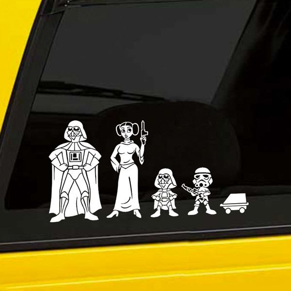 Adesivi per Auto e Moto: Padre Darth Vader
