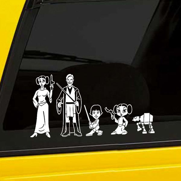 Adesivi per Auto e Moto: Padre Obi Wan Kenobi