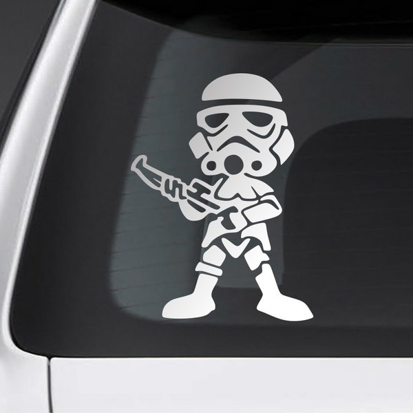 Adesivi per Auto e Moto: Bambino figlio Stormtrooper