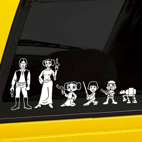 Adesivi per Auto e Moto: Bambino figlio Stormtrooper