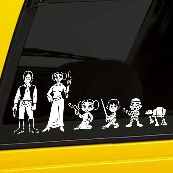 Adesivi per Auto e Moto: Bambino figlio Luke Skywalker