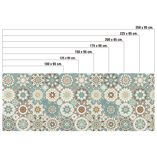Adesivi Murali: Piastrelle esagonali