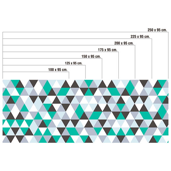 Adesivi Murali: Composizione dei triangoli