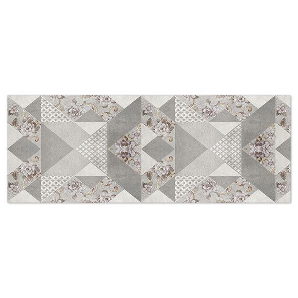 Adesivi Murali: Mosaico floreale