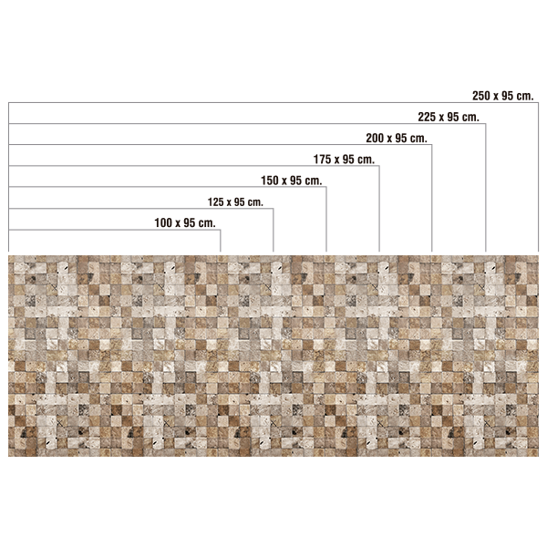 Adesivi Murali: Pietre quadrate