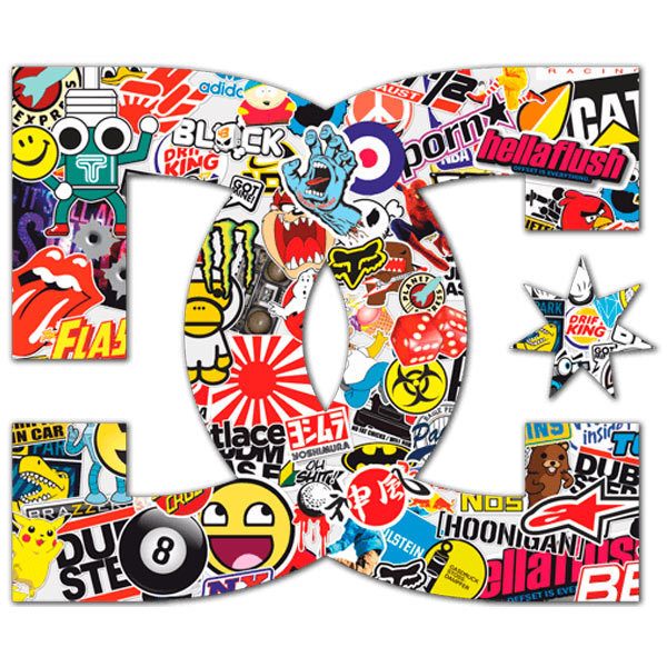 Adesivi per Auto e Moto: DC Sticker Bomb