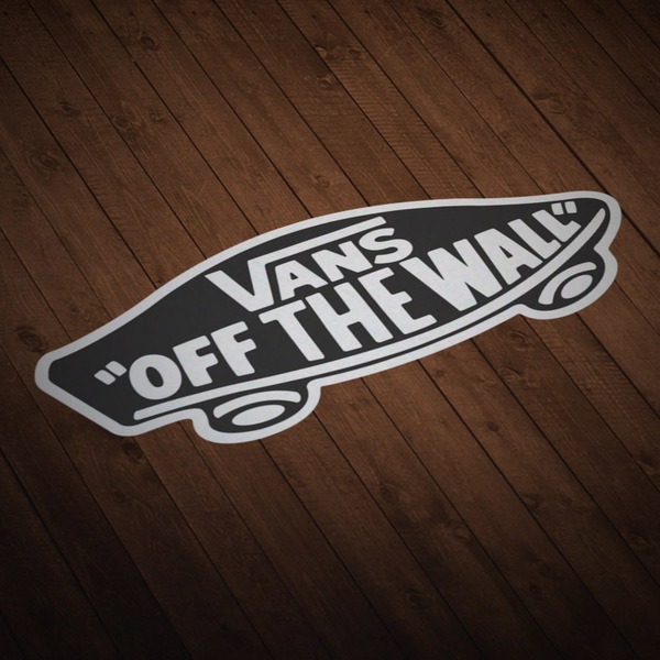 Adesivi per Auto e Moto: Vans off the wall nero