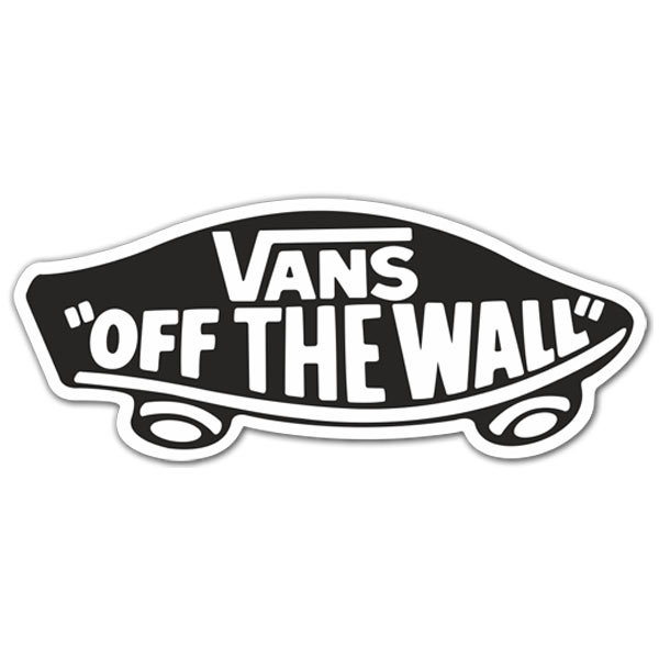 Adesivi per Auto e Moto: Vans off the wall nero