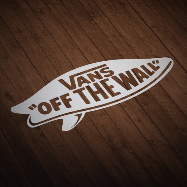 Adesivi per Auto e Moto: Vans off the wall surf