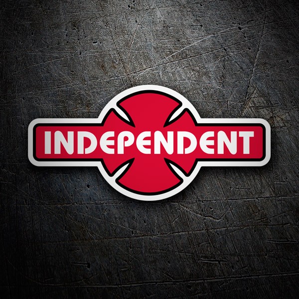 Adesivi per Auto e Moto: Independent Truk Company rosso retrò