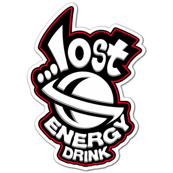 Adesivi per Auto e Moto: Lost Energy Drink star