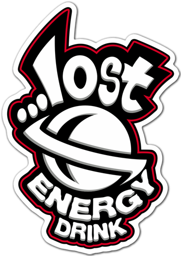 Adesivi per Auto e Moto: Lost Energy Drink star 0