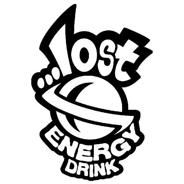 Adesivi per Auto e Moto: Lost Energy Drink