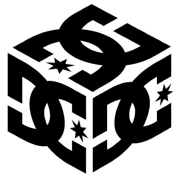 Adesivi per Auto e Moto: DC Shoes Cube