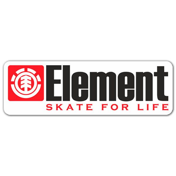 Adesivi per Auto e Moto: Element skate for life