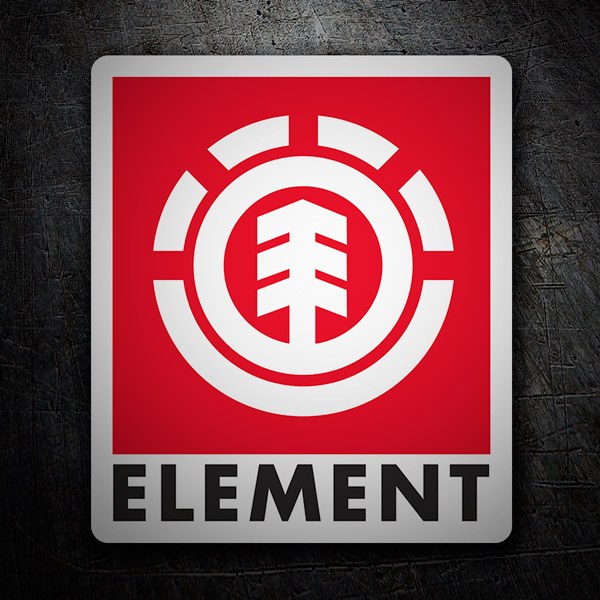 Adesivi per Auto e Moto: Element rosso