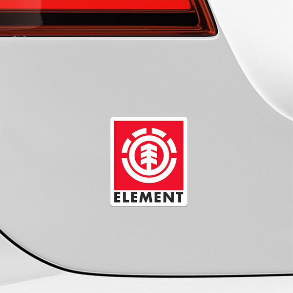 Adesivi per Auto e Moto: Element rosso