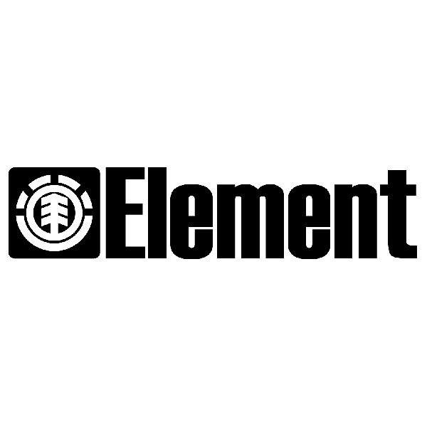 Adesivi per Auto e Moto: Element e il suo logo in orizzontale