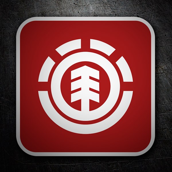 Adesivi per Auto e Moto: Element logo rosso