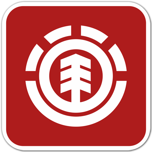 Adesivi per Auto e Moto: Element logo rosso
