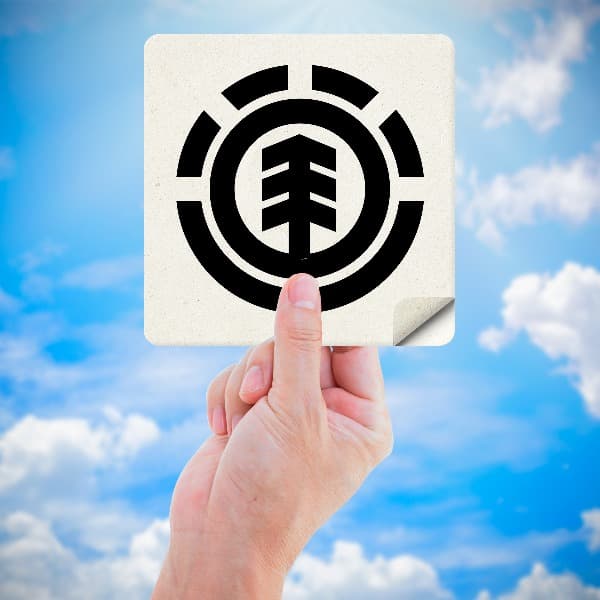 Adesivi per Auto e Moto: Logotipo Element Estilizado