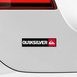 Adesivi per Auto e Moto: Quiksilver  Rosso e Nero 5