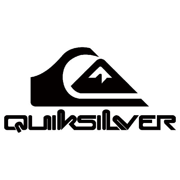 Adesivi per Auto e Moto: Logo Quiksilver con testo